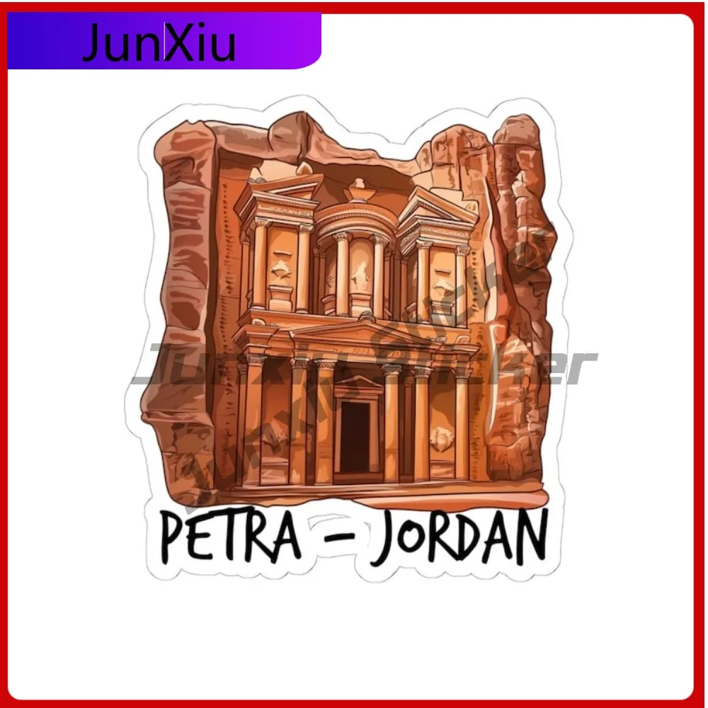 

Petra Jordan Travel Sticker Cover Scratches Stickers Tourist Adventure Sticker Wanderlust Rv Camper Windows Windshield Luggage