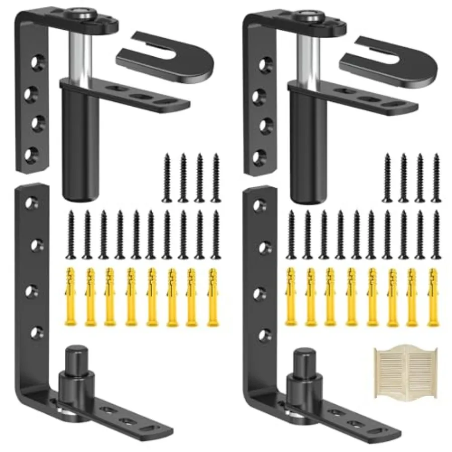 

Saloon Door Hinges, Cafe Door Hinges Heavy Duty Self Closing, Swinging Door Hinge 304 Stainless Steel for Cafe Bar, Swing Door,