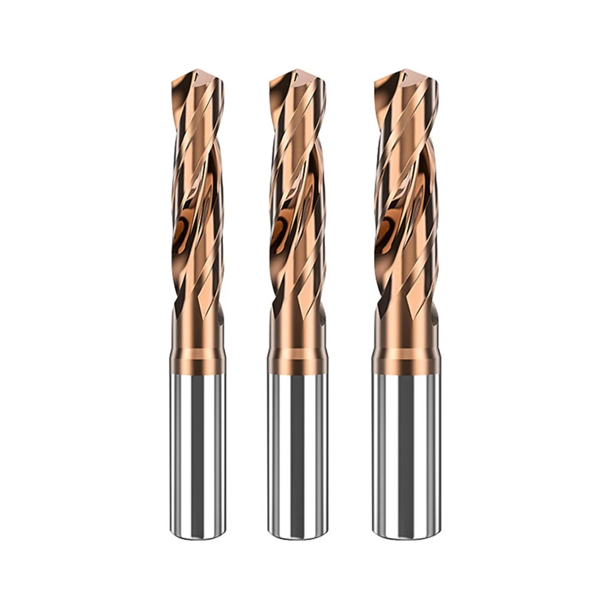 

AB31 3PCS External Cooling Carbide Drill Bit Non-Standard Diameter 3.00 4.0 5.0 Solid Tungsten Internal Cooling