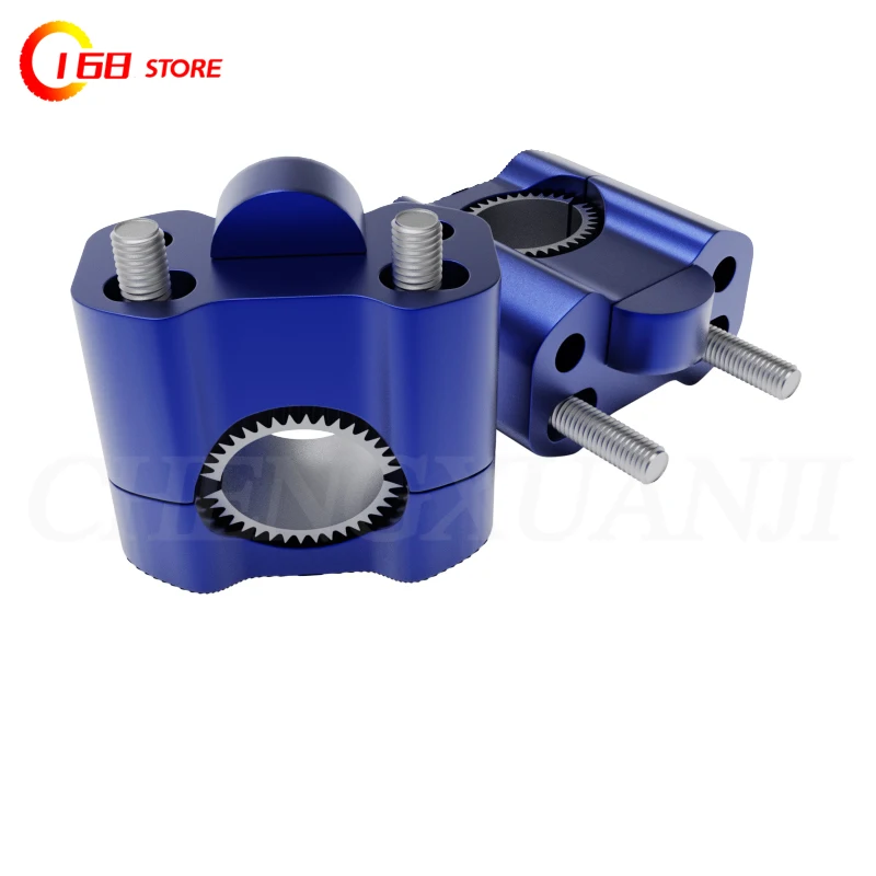 CNC Billet Handlebar Clamp Fat Bar Risers Mount Clamp Adaptor 22 28mm for Pit Dirt Bike Racing Motorcycle Enduro Supermoto MXATV