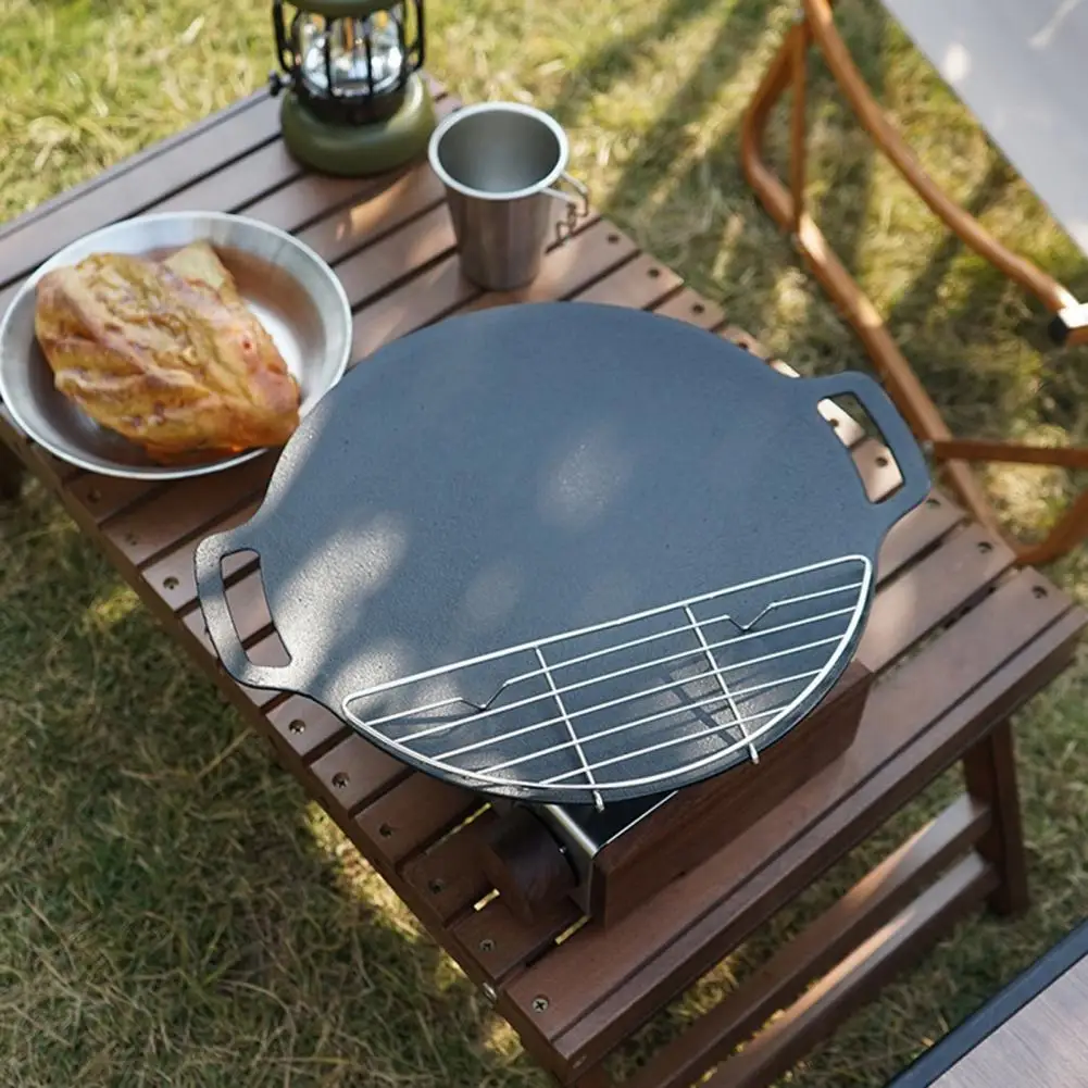 Barbecue Grid Camping Cooking Net Stainless Steel Cooling Rack Wire Grid Food Rack Fire Cooking Grill Barbecue Holder Shelf