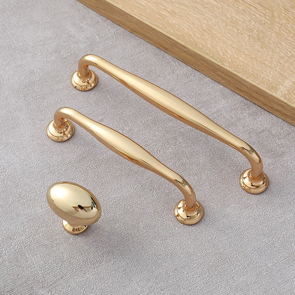 Furniture Handle Cabinet Drawer Handle Wardrobe Door Pull Kitchen Cupboard Pulls Zinc Alloy Drawer Knobs Furniture Hardware