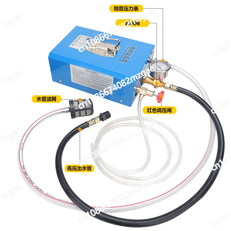 DSY-12 Pressure Pump Portable Manual Electric Pressure Test Pump PPR Water Pipe Press 60 Accurate