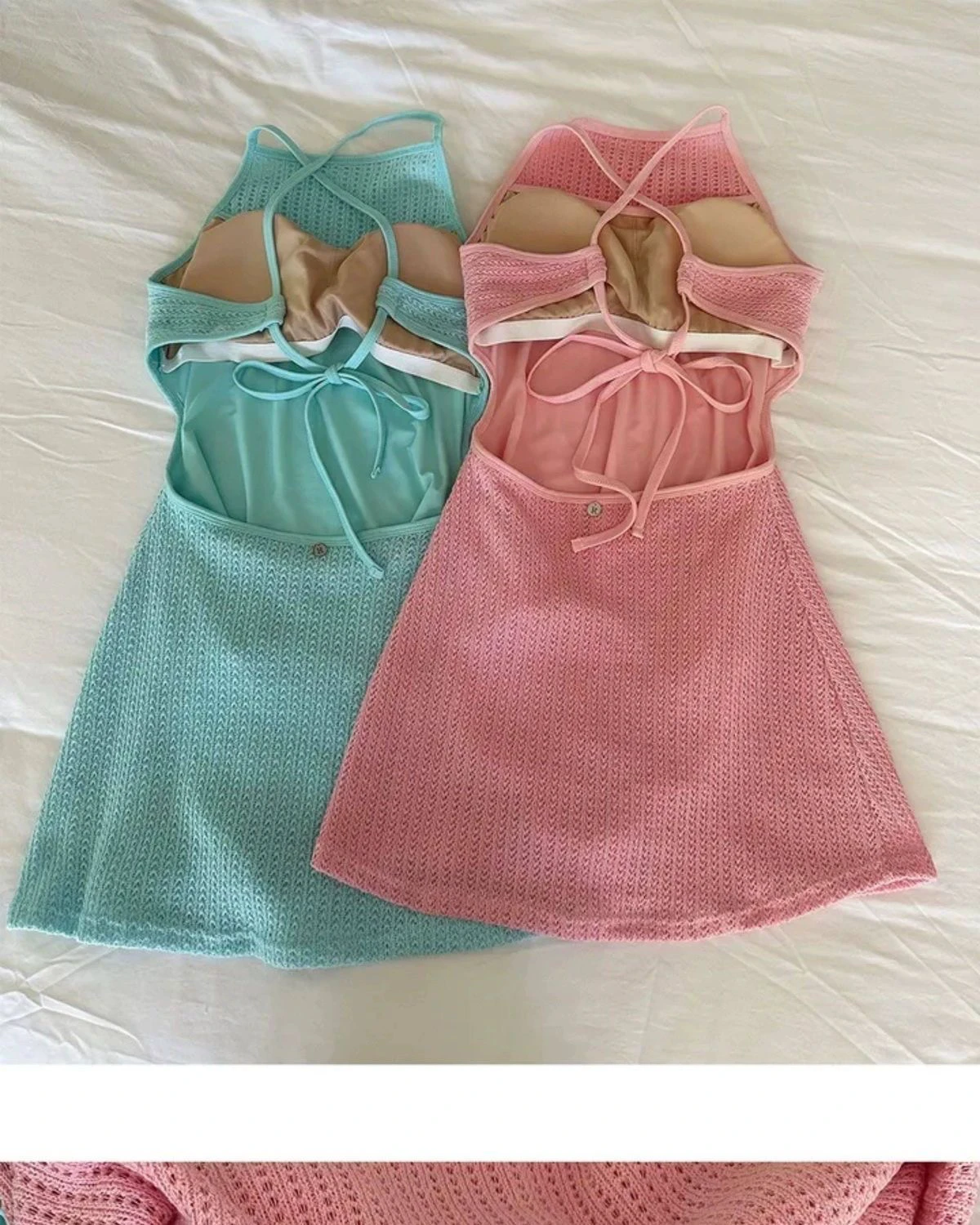 2025 nuevo traje de baño de una pieza para mujer, traje de baño tejido adelgazante, sensación de alta gama para vaion, Monokini informal para nadar