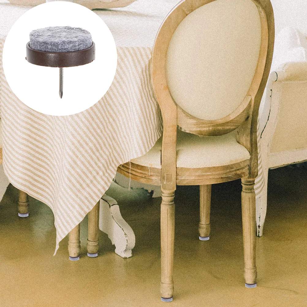 Pcs فیلٹ فرنیچر پیڈ Tacos کرسیاں ٹانگوں کے شور سے بچاؤ کے سلائیڈرز ہارڈ ووڈ فرش چٹائی کے محافظ گلائیڈز قالین پاؤں کے لیے