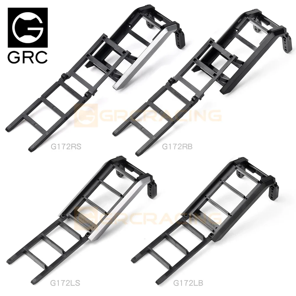 GRC 1/10 Side Window Folding Ladder Decoration Upgrade Parts for TRX4 Defender Bronco Benz Scx10 Jk 90046 90047 MST #G172LB/R