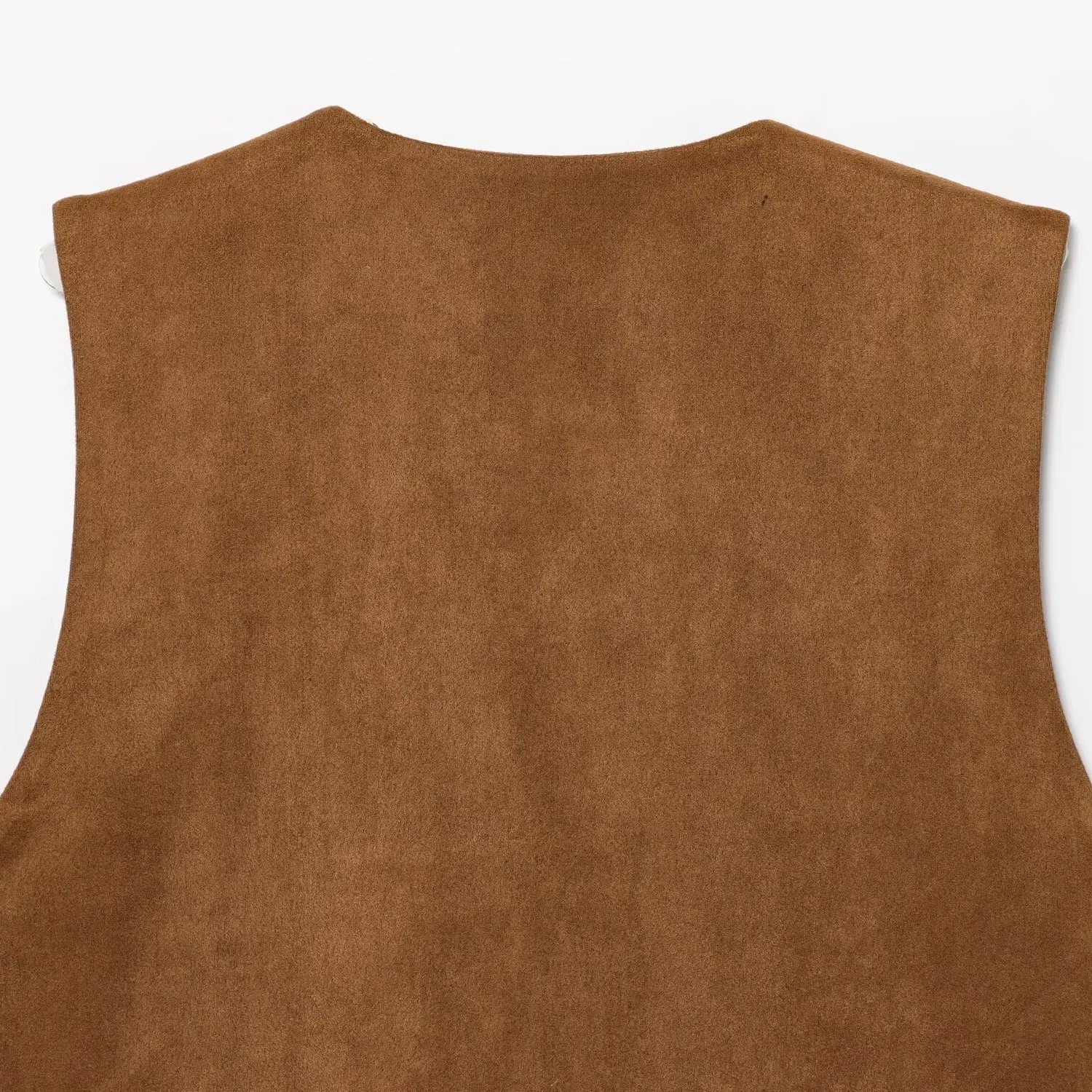 

JNLEAOG, осенний новый женский модный жилет с вышивкой, украшенный искусственной бархатной текстурой, универсальный V-Ne, полиэфирное волокно