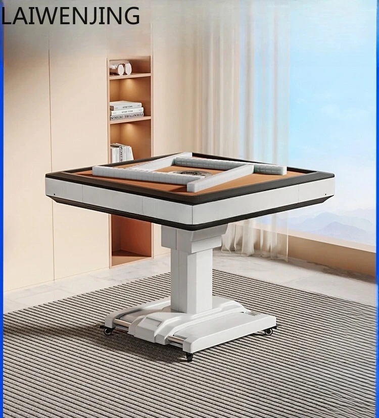 HLZ  roller coaster mahjong machine fully automatic household folding dual-purpose mahjong table free push card