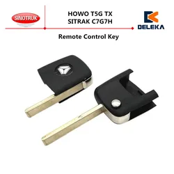 1 piece Remote Control Key For CNHTC SINOTRUK HOWO T5G TX SITRAK C7 G7H Folding Key Head Upper Half