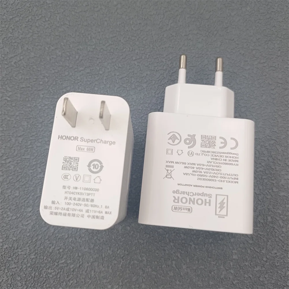 Honor 66W Charger SuperCharge Power Adapter 6A USB Type C Cable For Honor Magic 7 6 5 4 Pro V2 V3 VS2 100 90 80 70 60 Pro - náhled 6