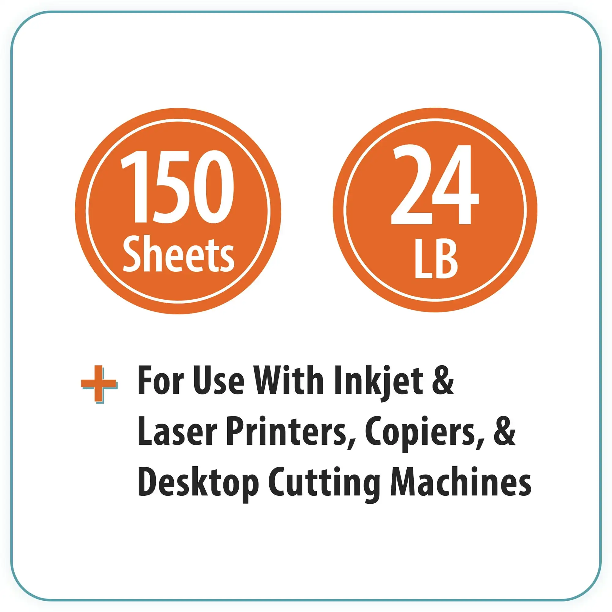 Pen+Gear Assorted Neon Copy Paper, 8.5" x 11", 24 lb, 600 Sheets