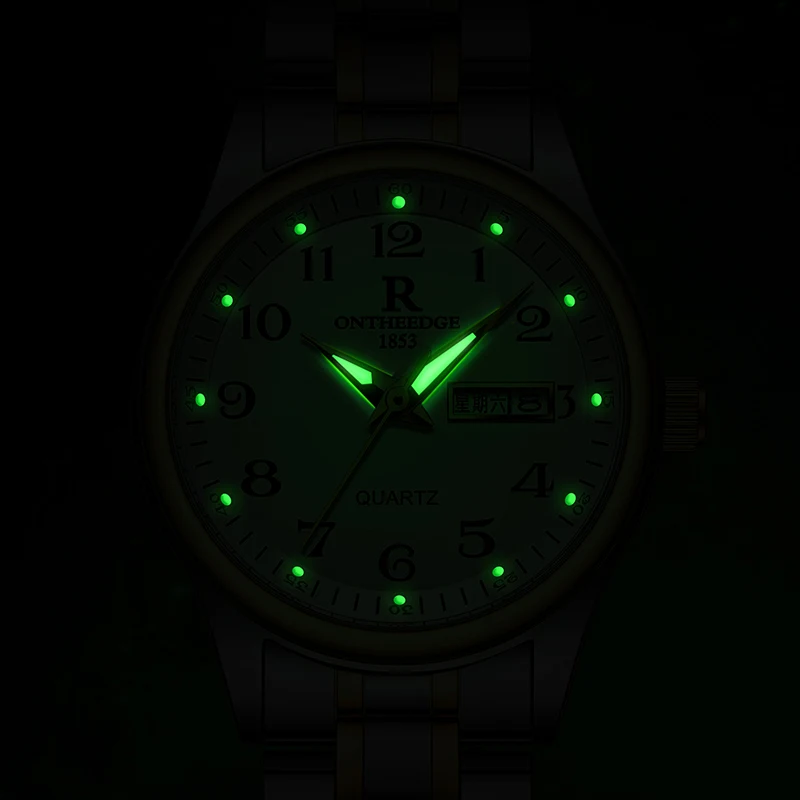 Jam Tangan Elegan Mewah untuk Wanita Jam Tangan Wanita Modis Tanggal Bercahaya Tahan Air Jam Tangan Kuarsa Baja Tahan Karat Jam Tangan Wanita Reloj Anak Perempuan