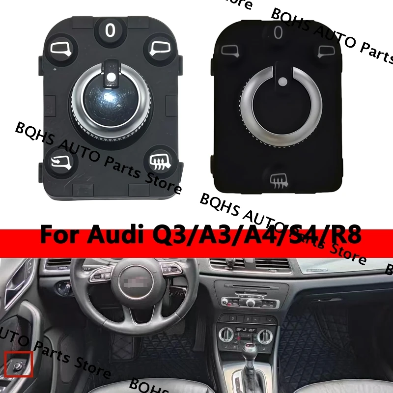 

Переключатель зеркала заднего вида, складной переключатель зеркала заднего вида 4M0 959 565H 4M0 959 565L для Audi Q3/A3/A4/S4/R8