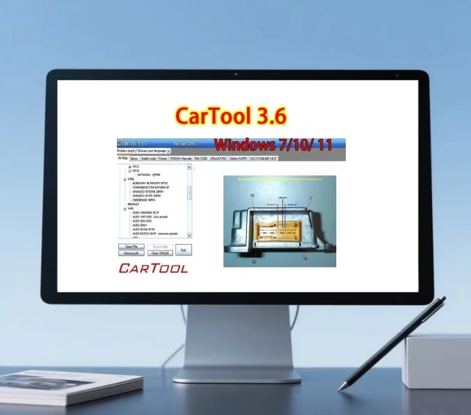 

CarTool 3.6 Автомобильный инструмент для Immo и подушек безопасности Сброс программного обеспечения для ремонта автомобиля Windows 7/10/11
