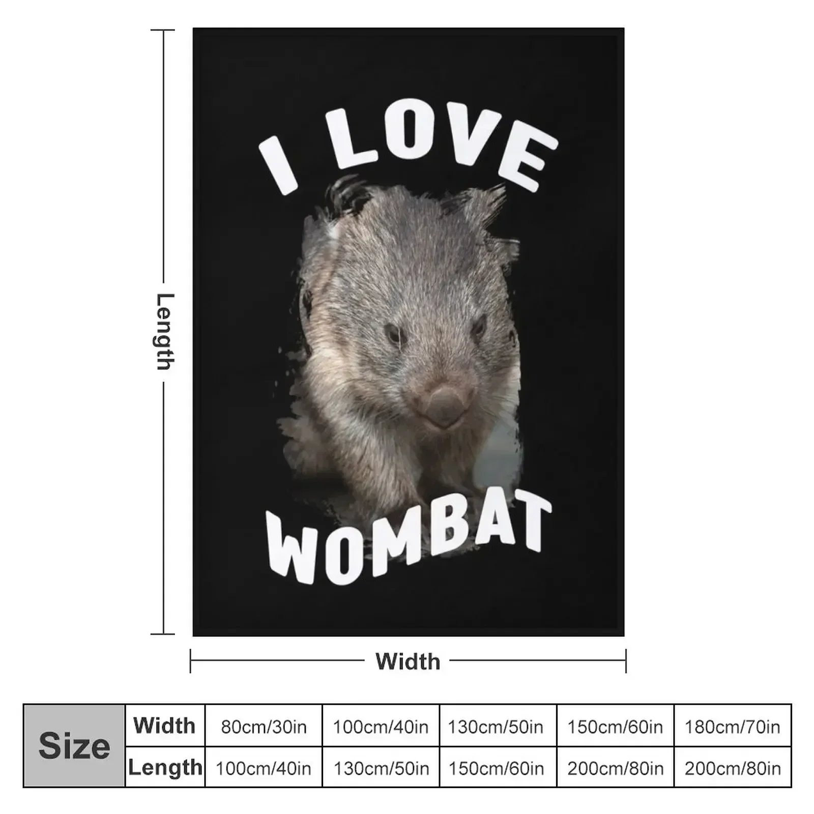 Australian Wombat Cute Wombat Baby Wombat Throw Blanket sofa bed Thin Blankets