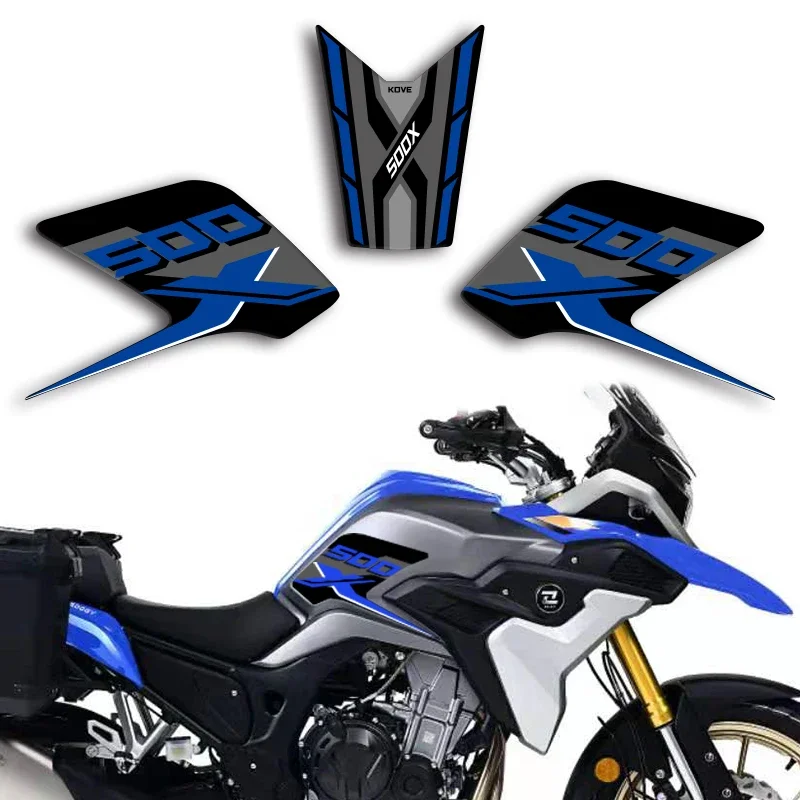 FOR Colove 500X KOVE500X KY500X COLOVE500X Motorcycle Tank Pad Protector Leather Frosting Sticker Decals Accessories