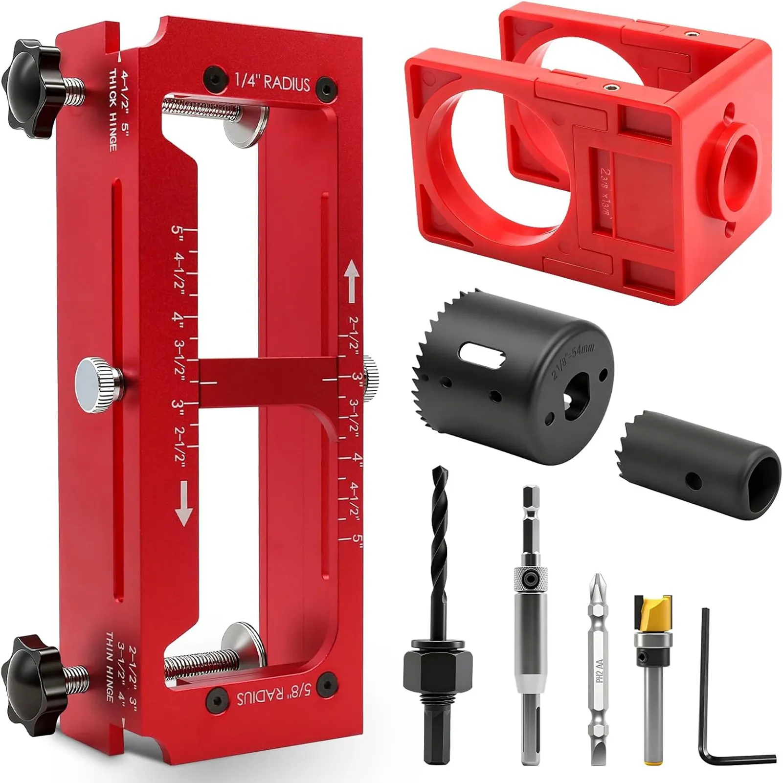 door-hinge-jig-lock-installation-kit-hole-drilling-set-aluminum-alloy-router-template-mortising-25-5in-square-1-4in-5-8in