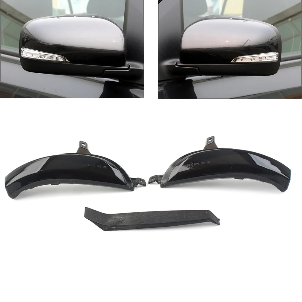 Car Dynamic LED Side Rearview Mirror Indicator Light Turn Signal Lights For Renault Koleos HY 1st Gen 2011-2017