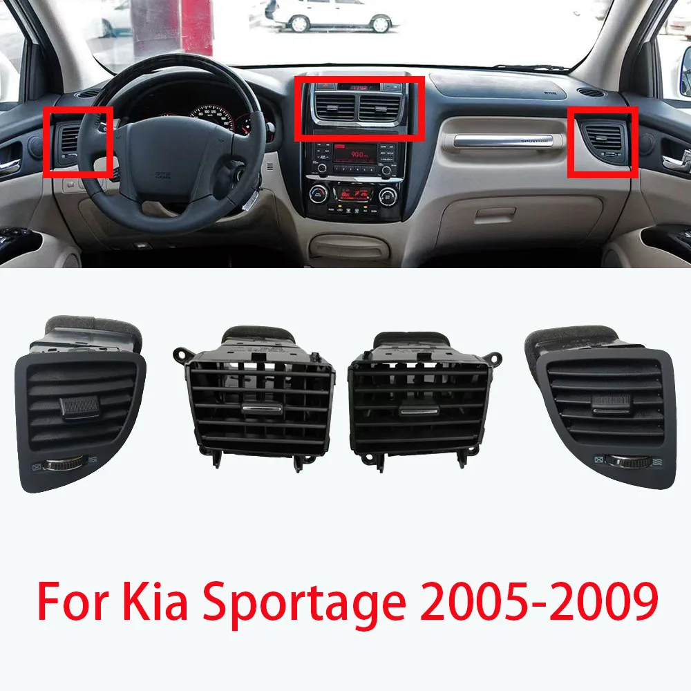 

2/4PCS CAR Air conditioning vents Instrument panel vents For Kia Sportage 2005-2009