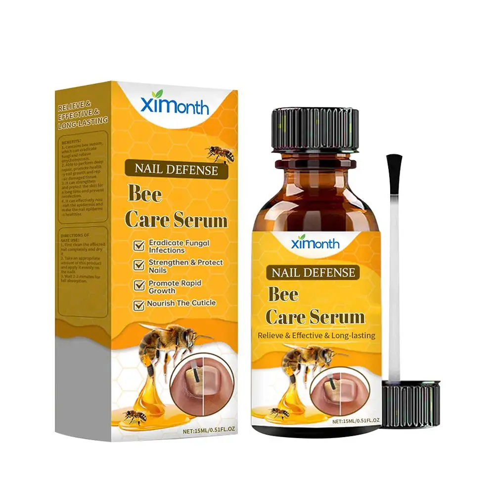 15ml Bee Care Serum Foot Treatment Solution Professional Toe Nails Repair Nail Care Solution For Toenail H1j9