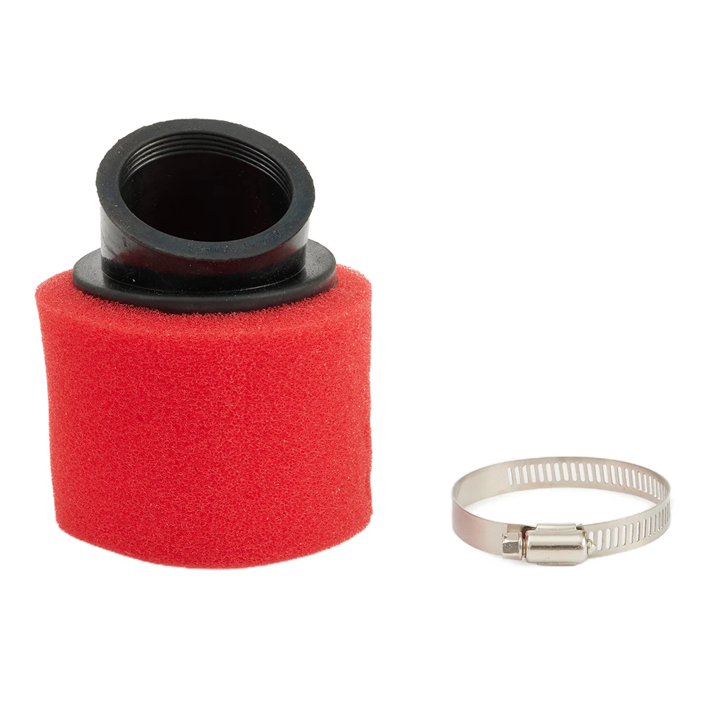 Practical Brand New Motorcycle Air Filter 2-strokes & 4-strokes 50mm Angled For ATV Go Kart Pocket Dirt Bike Red