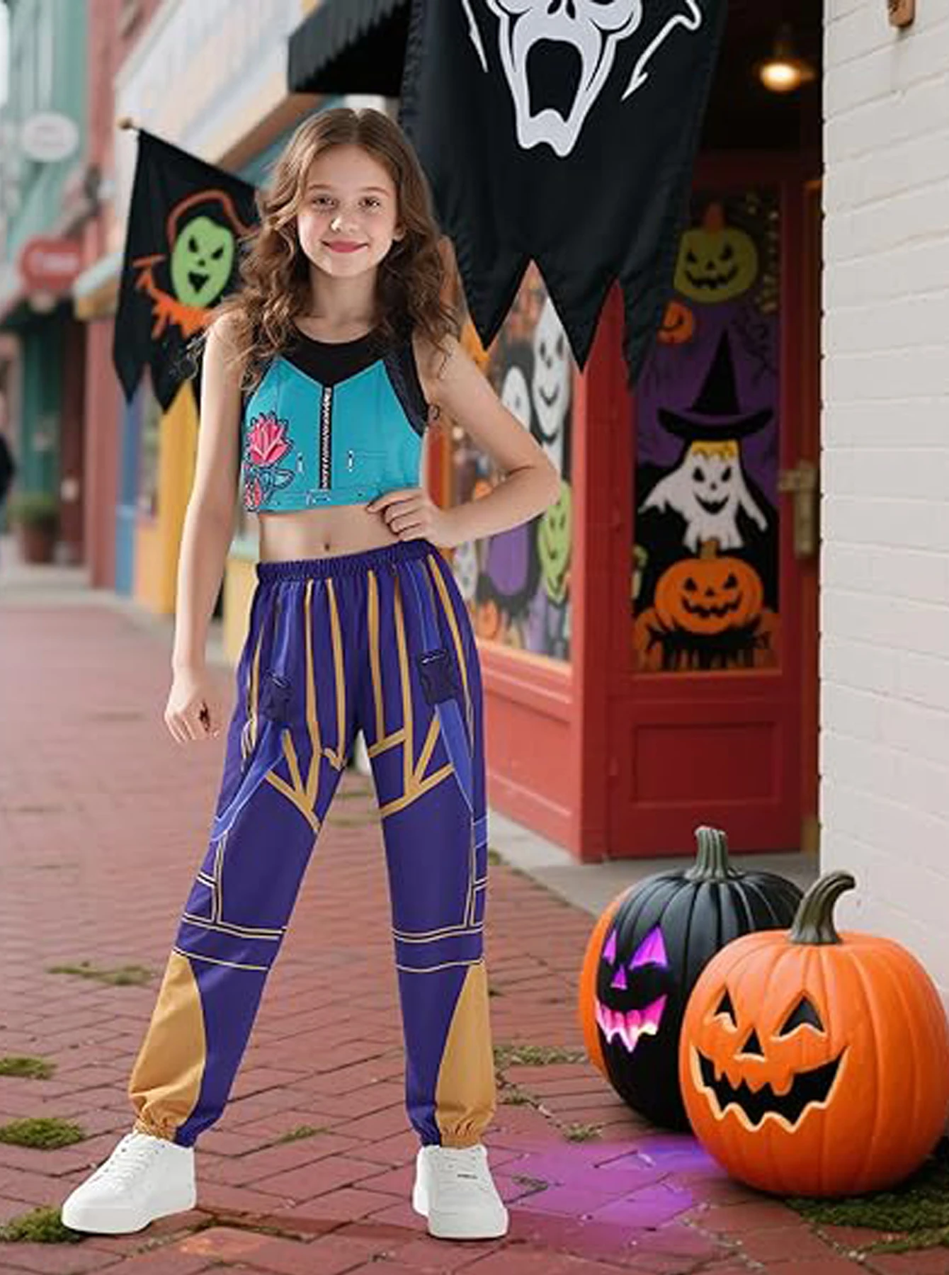 Girl Halloween Role Playing Set Cute Characters Suitable for Christmas and Birthday  Party Role Playing Matching