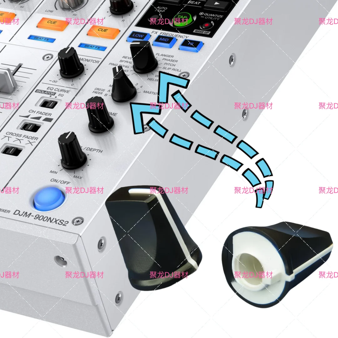 Pioneer DJM Mixer XDJ الكل في واحد DDJ تحكم تأثير FX اختيار إعداد مقبض قبعة DAA1205 #3