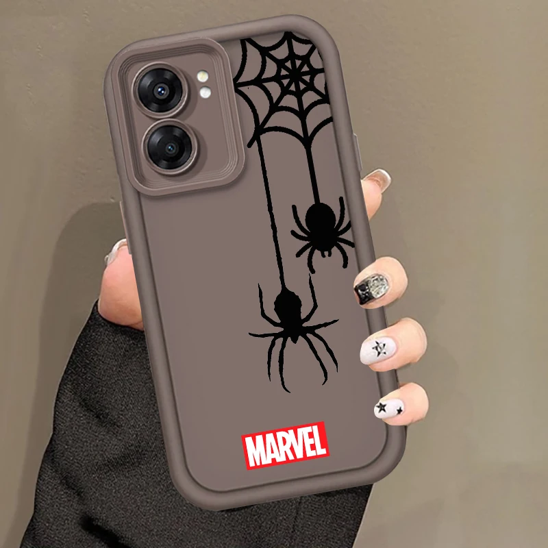 Spider-Man Popular Art Marvel Eye Ladder For OPPO Find X5 X3 A58 A57 A55 A53 A54 A92 A74 A78 A98 A16 A94 A76 A72 5G Soft