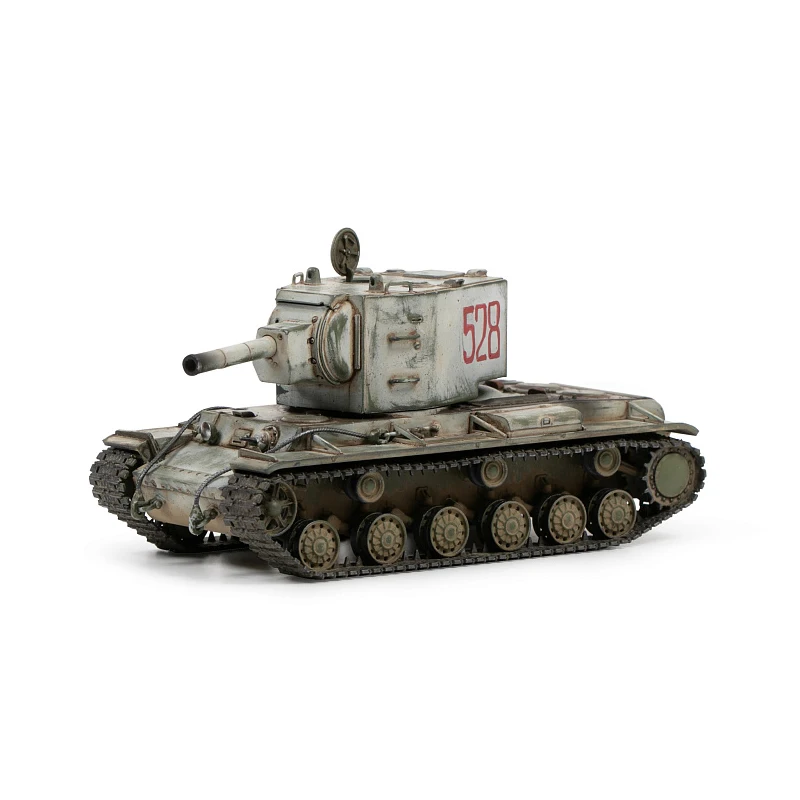 ZVEZDA 1/72 Soviet Heavy Tank KV2 Assemble Figure Heavy Tank Model Uncolored Collectible Custom Plastic Boy Toy Birthday Gifts