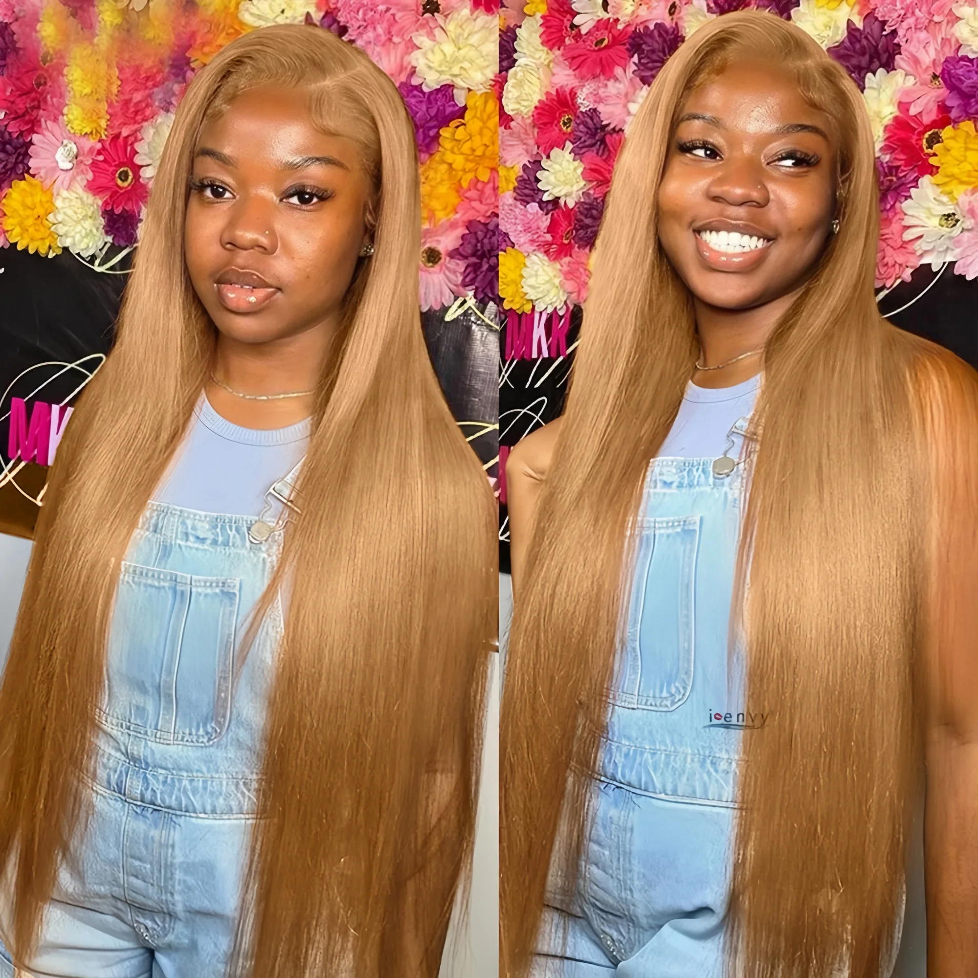 13x6 Honey Blonde Straight HD Lace Haarwerk van Echt Haar, 250 Density, 13x6 Braziliaans Bone HD Lace Frontal Haarwerk van Echt Haar voor Vrouwen ﻿