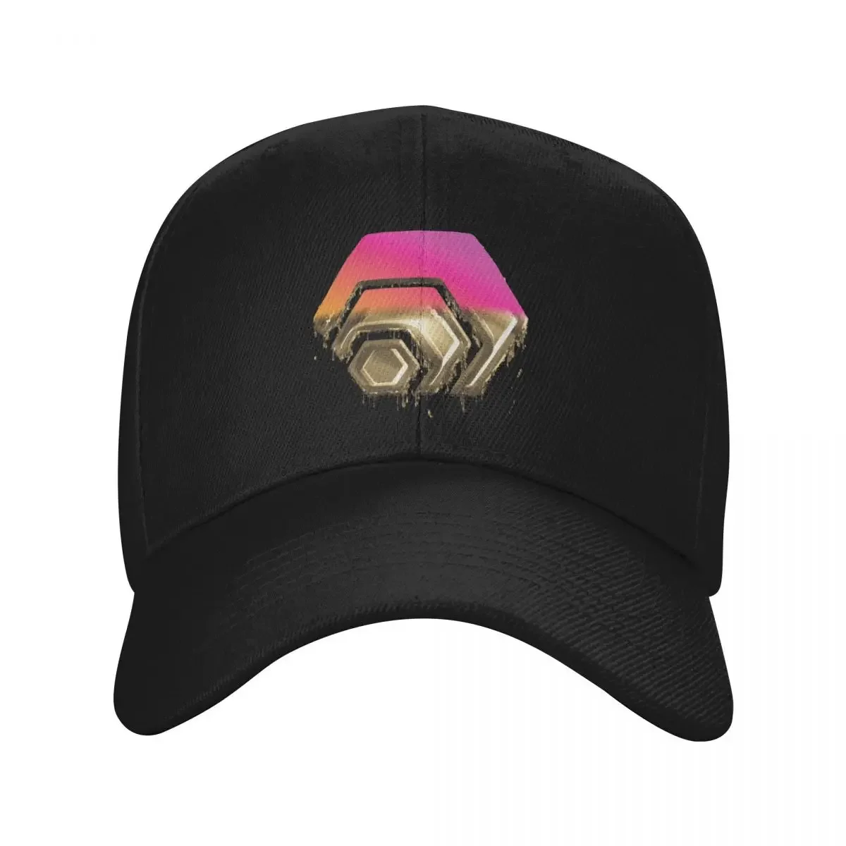 

Hex Crypto Hexican Half Dipped in Gold Baseball Cap custom caps dad hat Women's Hats For The Sun Men's
