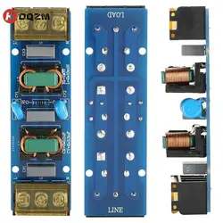 1pc 25A 6A Power Supply Filter EMI High Frequency 2 Stage Power Supply EMI Filter Low-pass Filter Board for Frequency Conversion