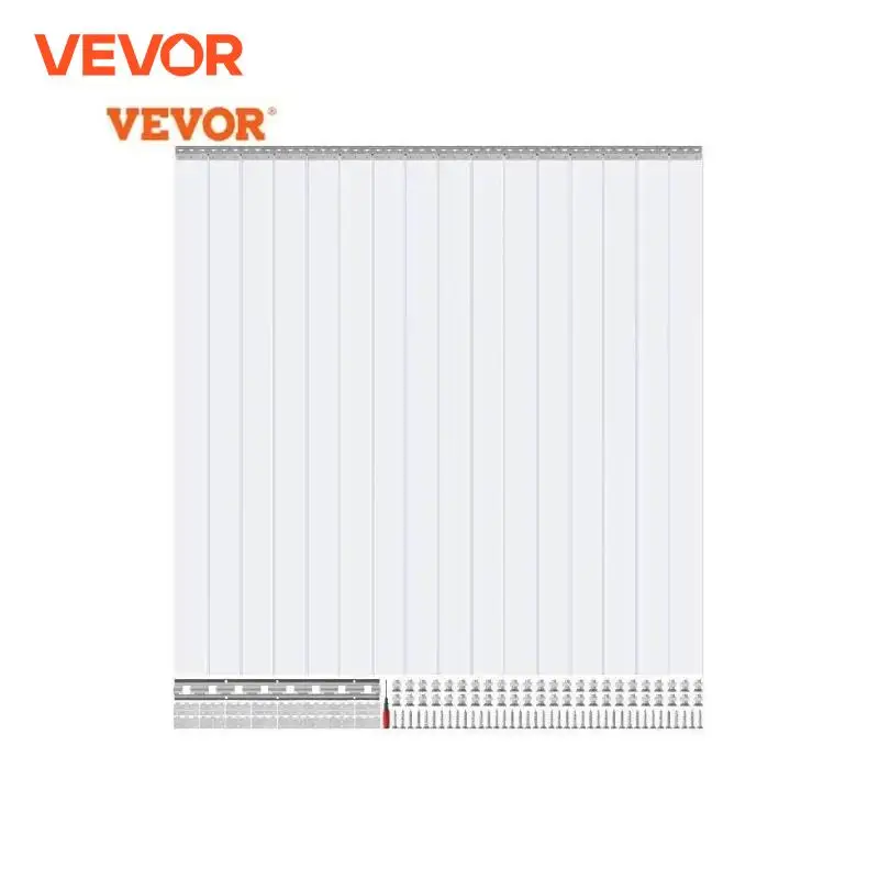 VEVOR PVC Door Strip tenda antivento trasparente Hanging Strip Decor Screen isolamento termico per interni ed esterni per porte di magazzino