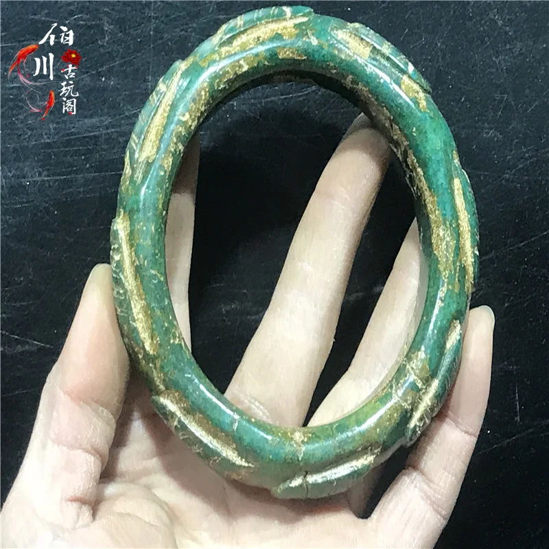 Xiuyu Old Goods Jade Artifacts High Jade Old Items Dong Old Goods Pendant Handle Pendant Bracelet