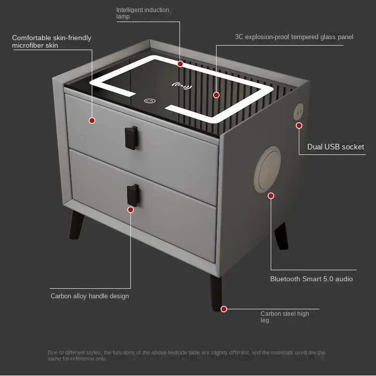 Für Möbel Light Wireless Charging Audio Nordic Technology Smart Home Nachttisch
