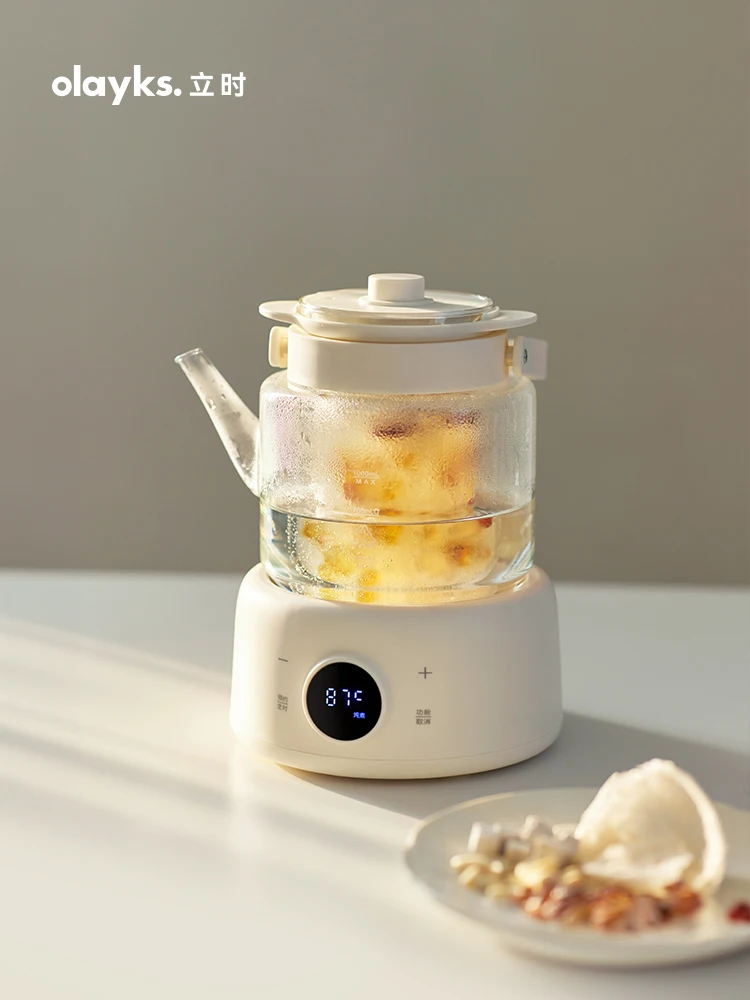 220V olayks Glass Electric Kettle Pure Glass Home Office Small Tea Boiler Water Heater