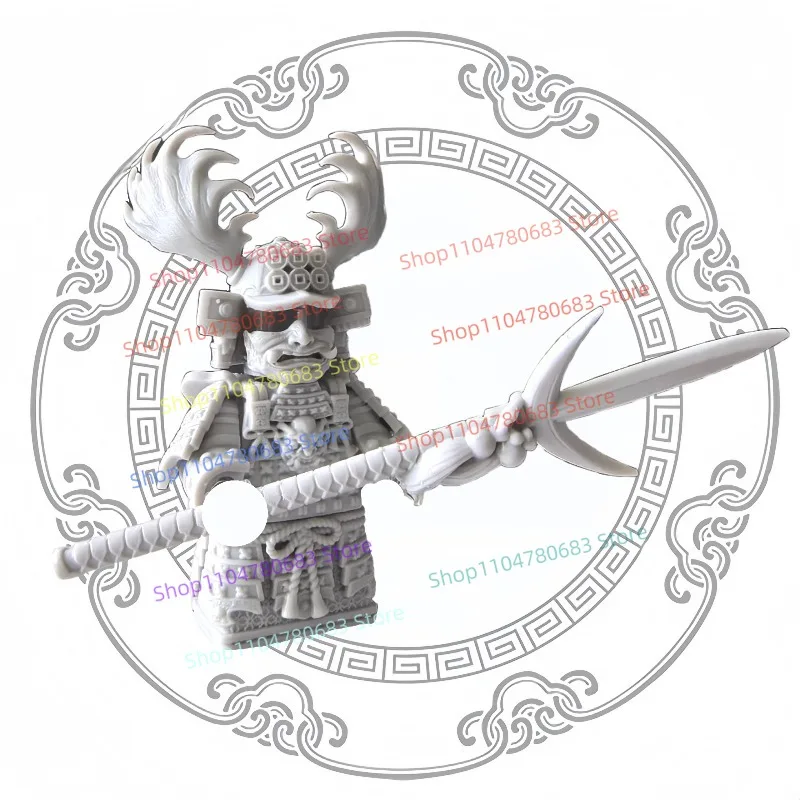 MOC ビルディングブロック日本のサムライ兵士ミニフィギュア組立モデルディスプレイアニメ漫画アクセサリーグッズおもちゃギフト