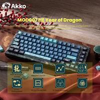 Akko MOD007 HE Year of Dragon Rapid Trigger Mechanical Keyboard RGB 75% Magnetic Switch 8K Polling Rate RT0.01mm Gaming Keyboard