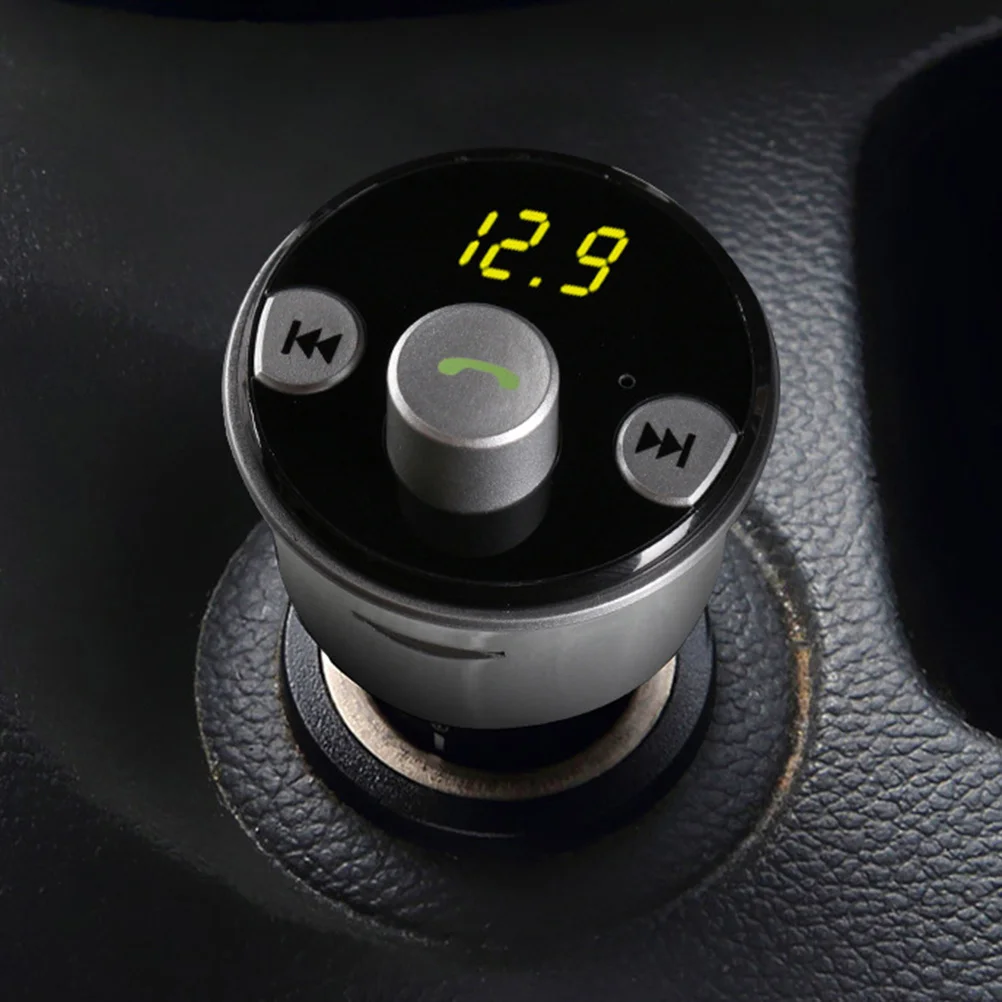 

Vehicle Mounted Transmitter Car Mp3 USB Dual Device Supported Hands Free Calls