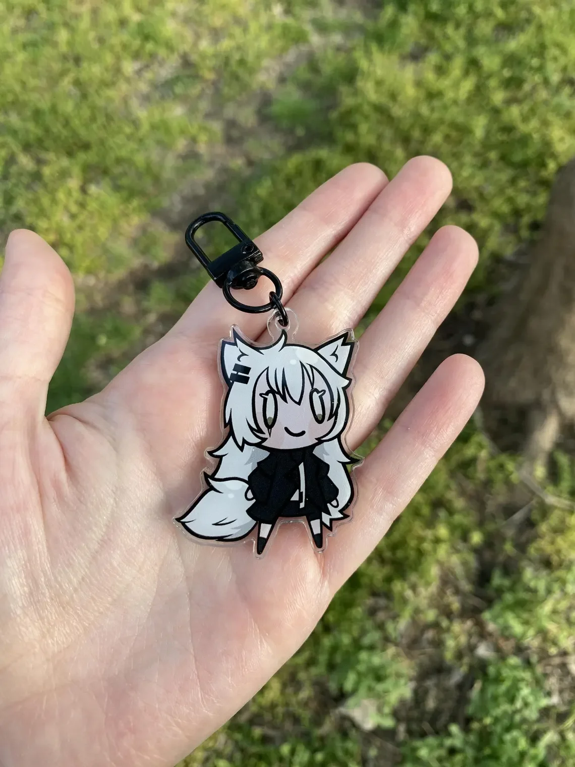 Tomorrow's Ark Acrylic Keychain Pendant Unisex Cute Animal Themed Durable Non-toxic Pendant for Keys