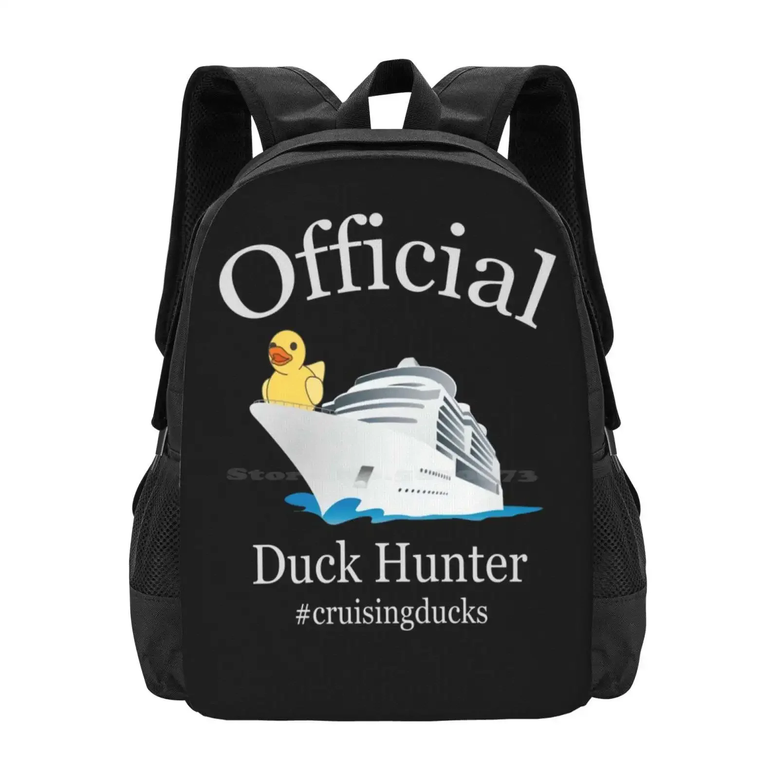 

Official Duck Hunter #Cruising Ducks School Bags For Teenage Girls Laptop Travel Bags Cruisingducks Cruising Ducks Rubber Ducks