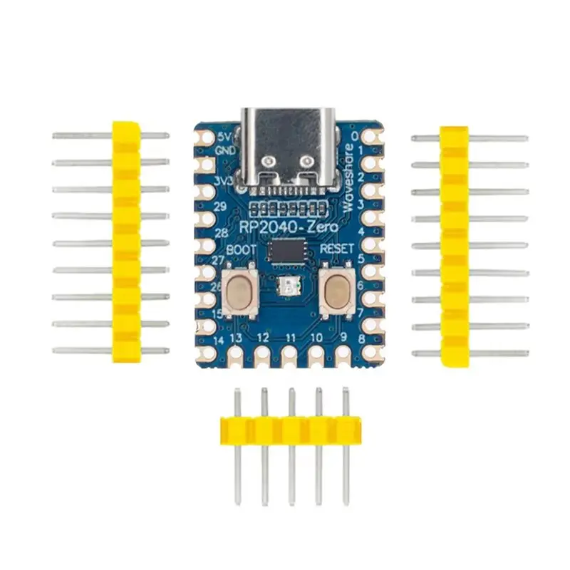 A96T 4X RP2040 For Raspberry Pi Microcontroller PICO Development Board RP2040-Zero Module Dual-Core Cortex M0+ Processor 2MB