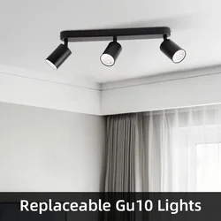 Led Ceiling Lights Home Decor 110/220V Hanging Ceiling Lamp Spot for Living Room Bedroom Track Light GU10 Indoor Ceiling Lighing
