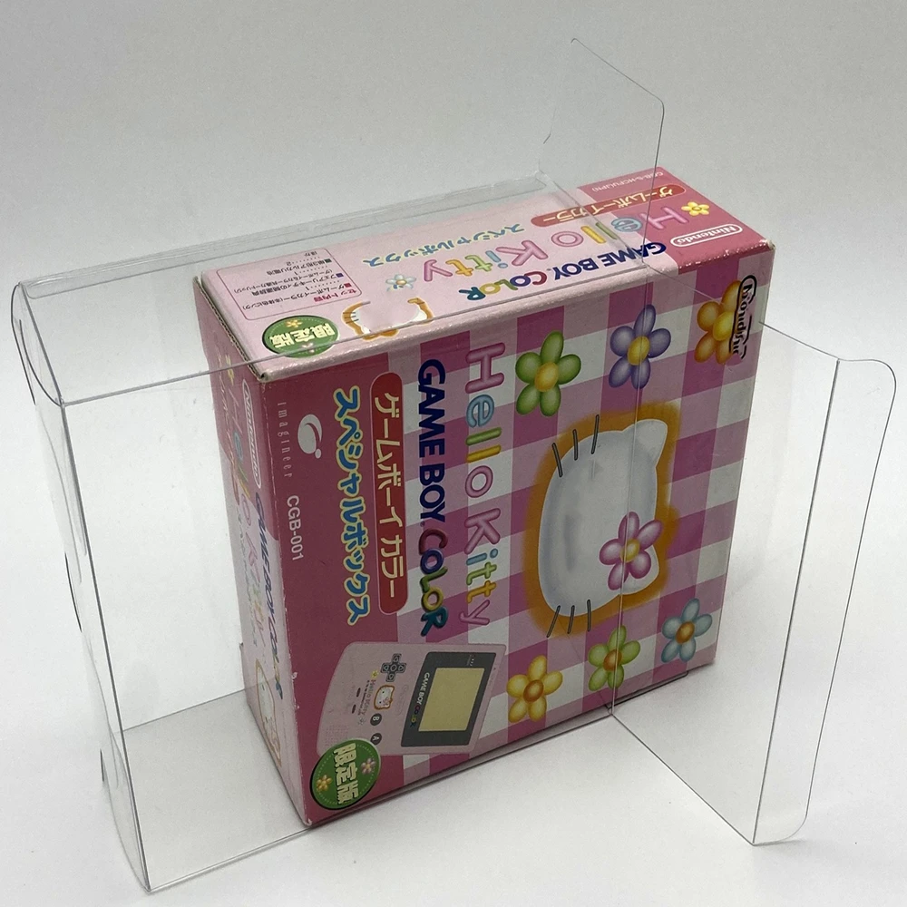 Transparent Box Protector For Nintendo Game Boy Color/GBC/ Hello Kitty Collect Boxes TEP Storage Game Shell Clear Display Case