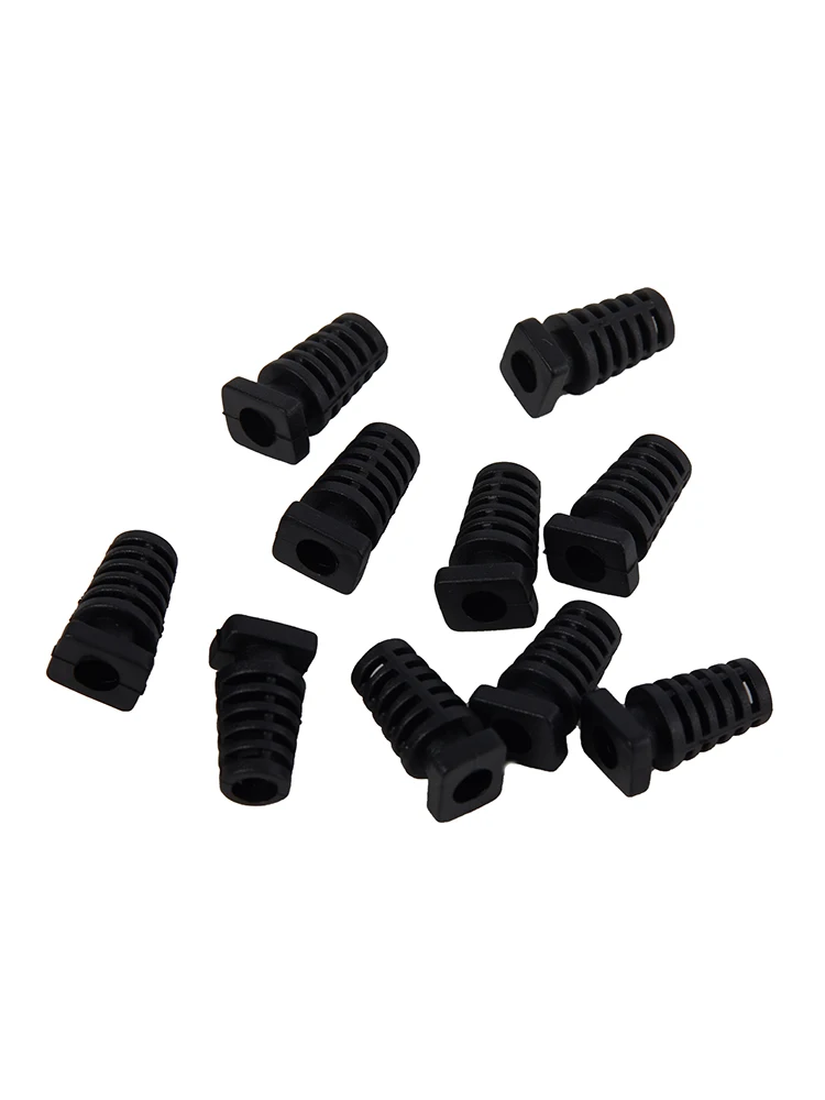 Connecteur de presse-étoupe en caoutchouc de 4.1mm, 10 pièces, cordon anti-traction, protecteur de démarrage, manchon de câble pour outil électrique, chargeur de téléphone portable