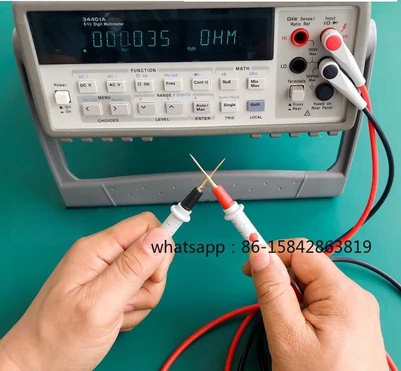 Low internal resistance extra tip digital multimeter pen change needle silicone wire anti-scalding and anti-freezing universal