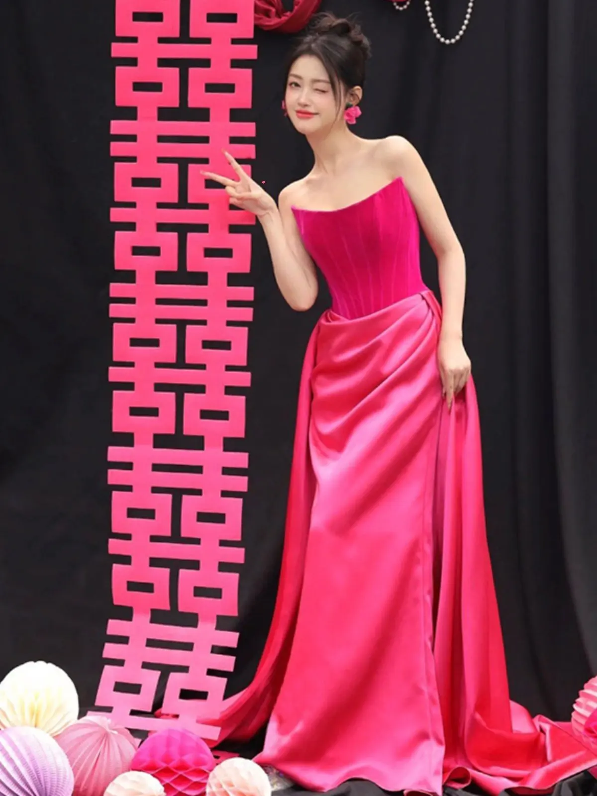 

Stunning Bury Engagement Birthday Wedding Dr Evening Gown Toast Dr 2025 New Sle 9677 Bridal Robe Korean Sle