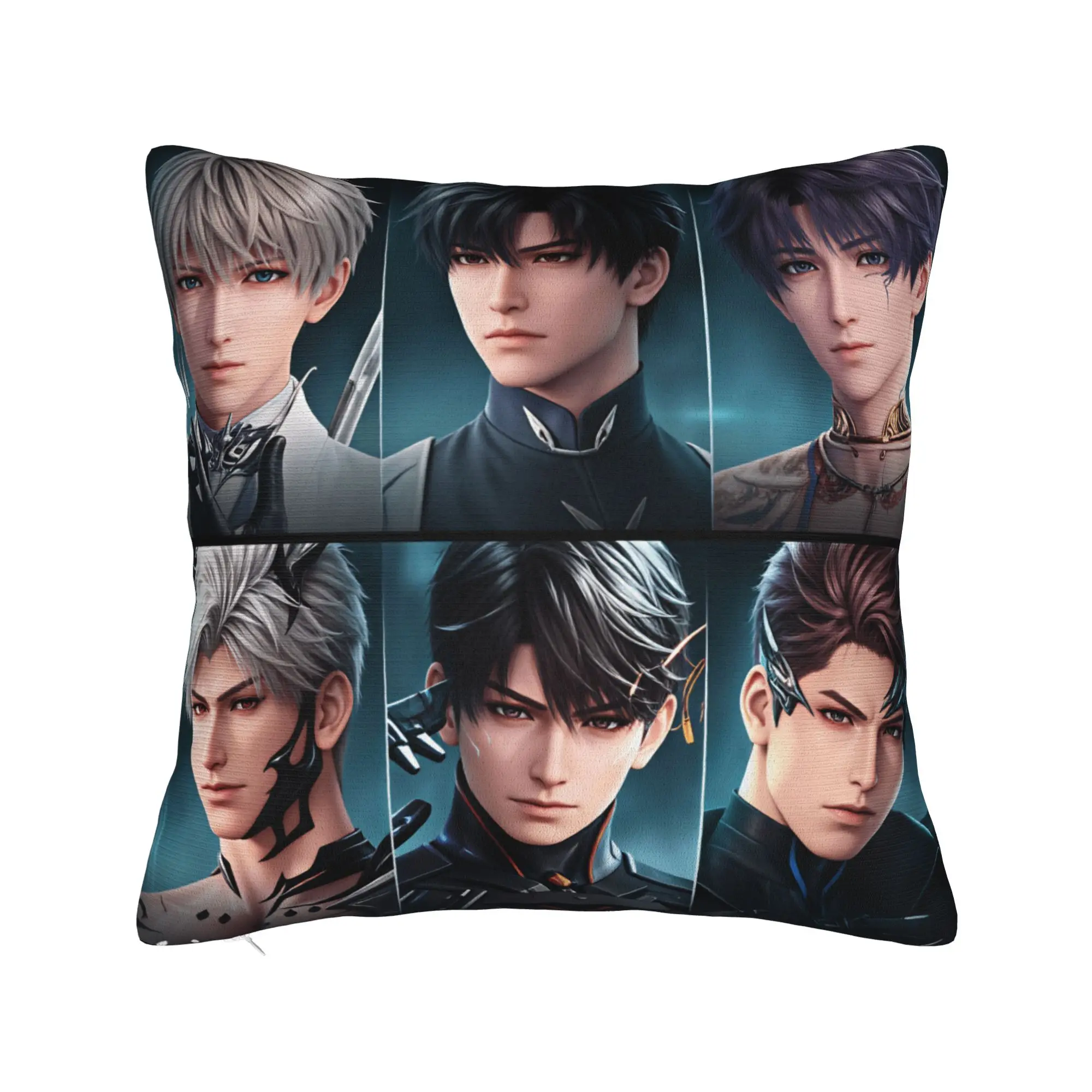 V-Valko L-Love and Deepspace Pillow Case  Print Pillow Cover For Living Room Sofa Kawaii Pillowcases