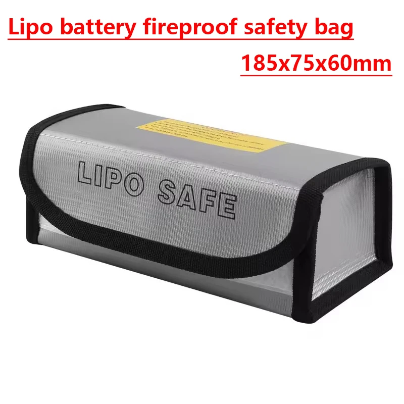 Fireproof RC Lipo Battery 185x75x60mm Fireproof Safety Guard Safe Bag Charging Sack Battery Safety Guard for FPV Racing Drone