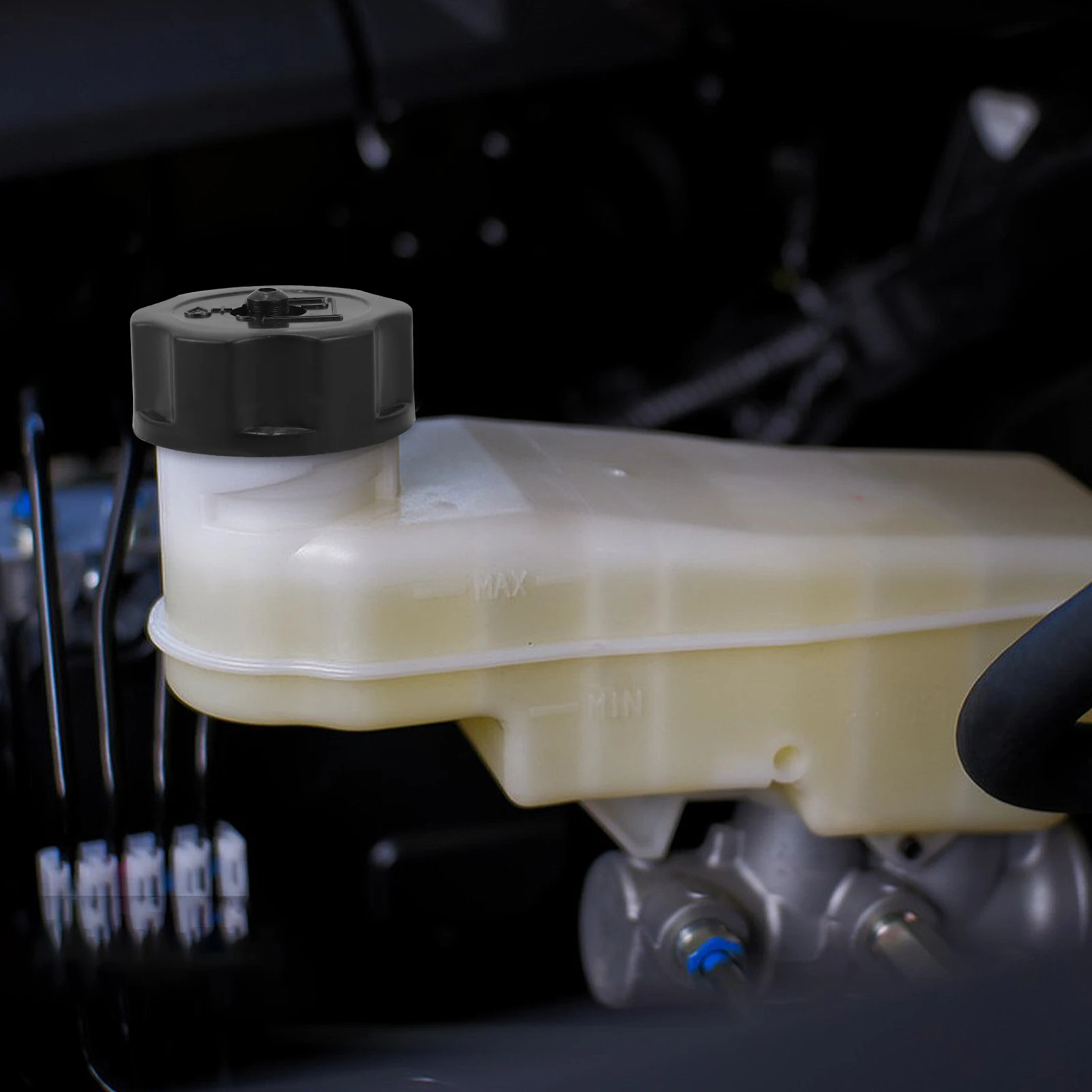 

Oil Pot Cover Motorcycle Gas Tank Cap Fuel Motorbike Petrol Engine Filler Replacement Seal Black Automotive